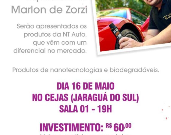 3° Workshop NTAUTO Jaraguá Do Sul na loja da Tintas Maba
