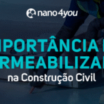 Profissional aplicando impermeabilizante em superfície de obra, destacando a importância da impermeabilização preventiva na construção civil.