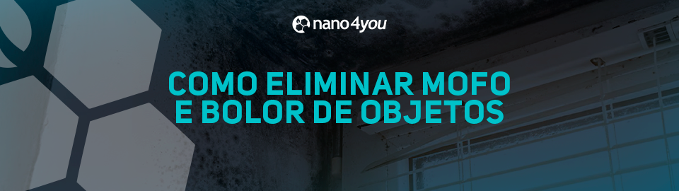 Parede com manchas de mofo em ambiente úmido, mostrando solução nano4you para eliminar mofo e bolor de forma eficaz e sustentável.