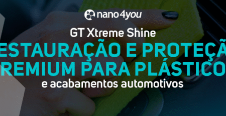 GT Xtreme Shine, restauração e proteção premium para plásticos e acabamentos automotivos.