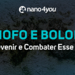Parede com manchas de mofo, ilustrando os riscos à saúde e as soluções sustentáveis da nano4you para prevenção e combate com nanotecnologia.