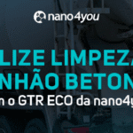 Banner sobre limpeza de caminhão betoneira com GTR ECO, destacando método sem danificar a superfície