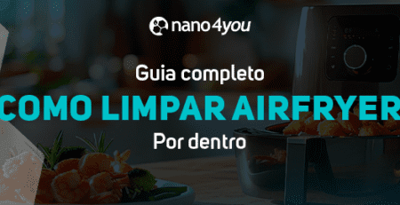 Cozinha com Airfryer na bancada (capa)