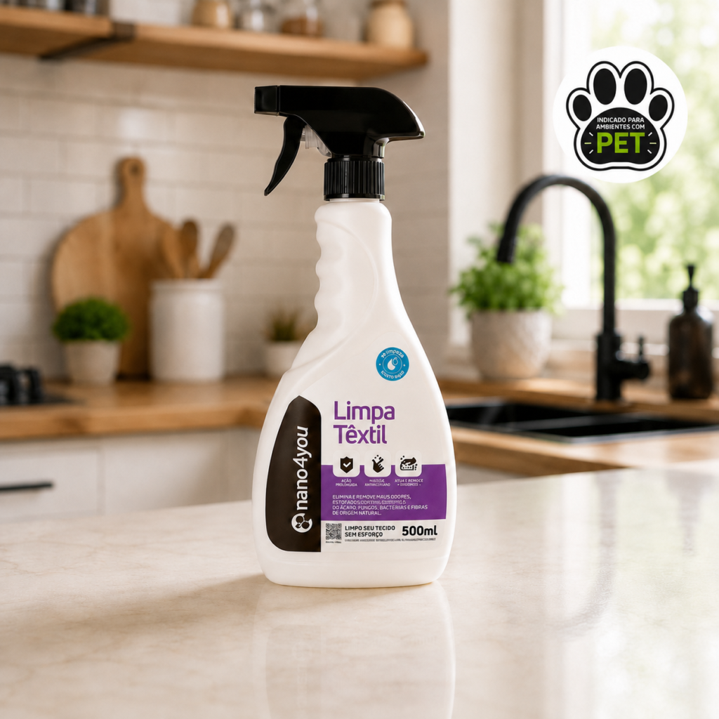 Produto Limpa Têxtil Nano4you